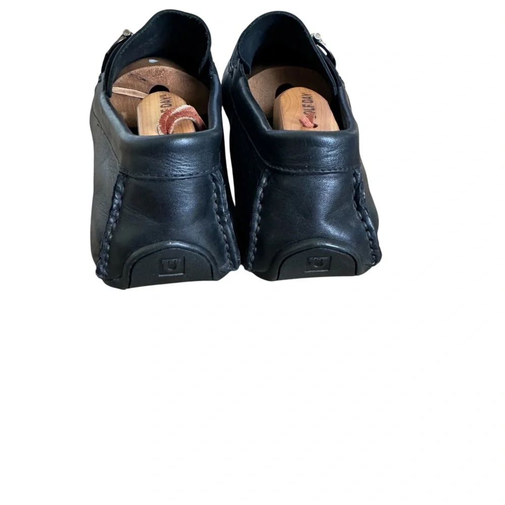 Salvatore Ferragamo Horsebit Loafers Black Driver Shoes Men’s